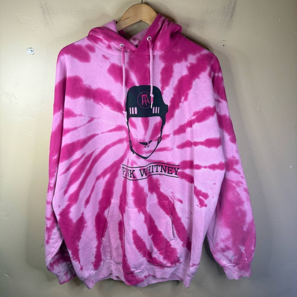 Barstool Sports Pink Whitney XL Tie Dye Pink Hoodie‎ Outdoor Streetwear